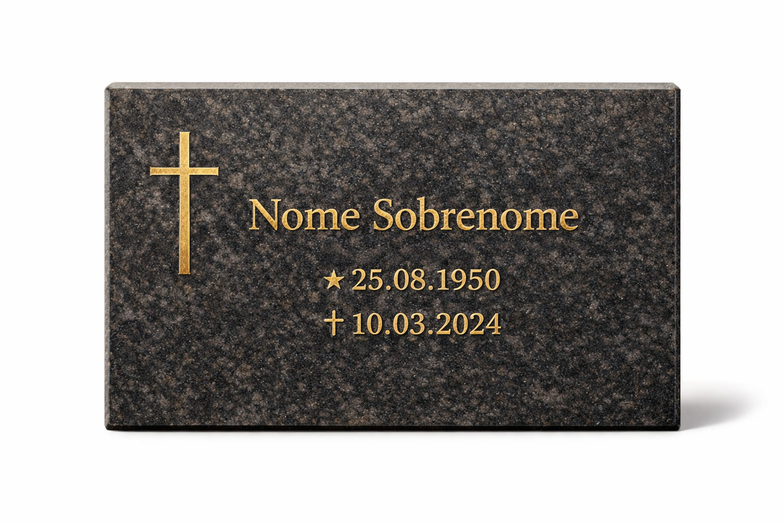 Placa de granito exemplo 1